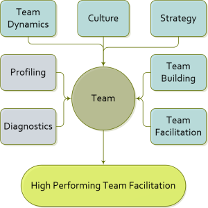 High Performing Team Facilitation Flowchart.